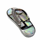 Samira - karibisches Silber Opal Sandalen Anhänger...