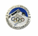 Anstecknadel zu den IV. Olympischen Winterspielen 1936 in...