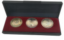 3er Set von 10 DM Gedenkmünzen 1994 in Box