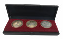 3er Set von 10 DM Gedenkmünzen 1995 in Box