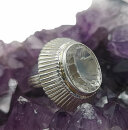 925 Silber Designer Ring mit großem Bergristall RG 57