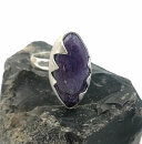 925 Silber Designer Ring mit violettem Chaorit  RG 61