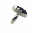 925 Silber Designer Ring mit violettem Chaorit  RG 61