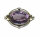 Kragenbrosche Silber Jugendstil Amethyst Brosche um 1910