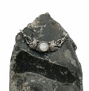 Feines 925 Silber Jugendstil Mondstein Collier Pforzheim...