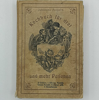 Kochbuch für Drei von Hyazintha Lamprecht von 1922