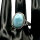 925 Silber Designer Ring mit Larimar und Topasen RG54