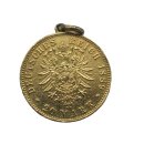 Preussen Wilhelm II. 20 Mark 1889 A Münze als Anhänger