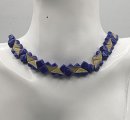 ART DECO Lauscha Herz Collier aus den 30er Jahren