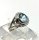 925 Silber ARTDECO Ring mit Blautopas Pforzheim um 1930 RG 55