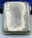 ART DECO Zigarettenetui Sterling Silber -  England 1920