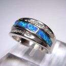 Samira - Silber Opal Ring blaugrün RG57